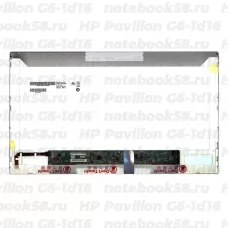 Матрица для ноутбука HP Pavilion G6-1d16 (1366x768 HD) TN, 40pin, Матовая