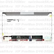 Матрица для ноутбука HP Pavilion DV6-3026er (1366x768 HD) TN, 40pin, Матовая