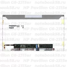 Матрица для ноутбука HP Pavilion G6-2315er (1366x768 HD) TN, 40pin, Глянцевая