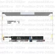 Матрица для ноутбука HP Pavilion DV6-3022sr (1366x768 HD) TN, 40pin, Глянцевая