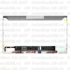 Матрица для ноутбука HP Pavilion G6-2011 (1366x768 HD) TN, 40pin, Матовая
