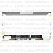 Матрица для ноутбука HP Pavilion G6-2343sr (1366x768 HD) TN, 40pin, Матовая