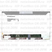 Матрица для ноутбука HP Pavilion G6-2016 (1366x768 HD) TN, 40pin, Матовая