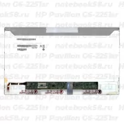 Матрица для ноутбука HP Pavilion G6-2251sr (1366x768 HD) TN, 40pin, Матовая