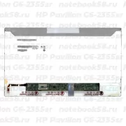 Матрица для ноутбука HP Pavilion G6-2355sr (1366x768 HD) TN, 40pin, Матовая