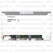 Матрица для ноутбука HP Pavilion G6-1110 (1366x768 HD) TN, 40pin, Матовая