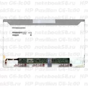 Матрица для ноутбука HP Pavilion G6-1c00 (1366x768 HD) TN, 40pin, Матовая