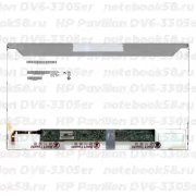 Матрица для ноутбука HP Pavilion DV6-3305er (1366x768 HD) TN, 40pin, Матовая