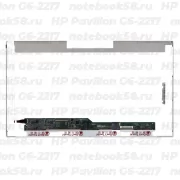 Матрица для ноутбука HP Pavilion G6-2217 (1366x768 HD) TN, 40pin, Глянцевая