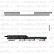 Матрица для ноутбука HP Pavilion G6-1274 (1366x768 HD) TN, 40pin, Глянцевая