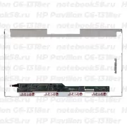 Матрица для ноутбука HP Pavilion G6-1318er (1366x768 HD) TN, 40pin, Глянцевая