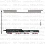 Матрица для ноутбука HP Pavilion DV6-3020er (1366x768 HD) TN, 40pin, Глянцевая