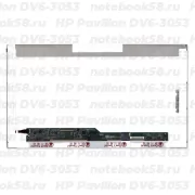 Матрица для ноутбука HP Pavilion DV6-3053 (1366x768 HD) TN, 40pin, Глянцевая