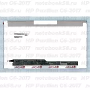 Матрица для ноутбука HP Pavilion G6-2017 (1366x768 HD) TN, 40pin, Матовая