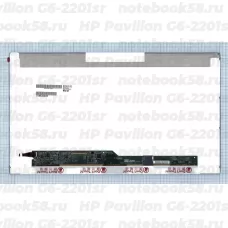 Матрица для ноутбука HP Pavilion G6-2201sr (1366x768 HD) TN, 40pin, Матовая