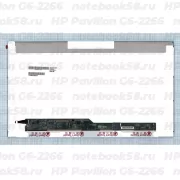 Матрица для ноутбука HP Pavilion G6-2266 (1366x768 HD) TN, 40pin, Матовая