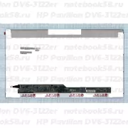 Матрица для ноутбука HP Pavilion DV6-3122er (1366x768 HD) TN, 40pin, Матовая