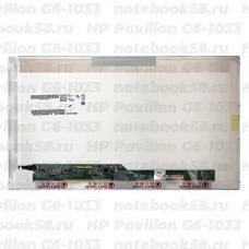 Матрица для ноутбука HP Pavilion G6-1033 (1366x768 HD) TN, 40pin, Глянцевая