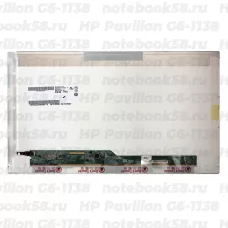 Матрица для ноутбука HP Pavilion G6-1138 (1366x768 HD) TN, 40pin, Глянцевая