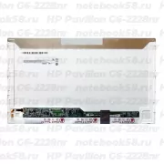 Матрица для ноутбука HP Pavilion G6-2228nr (1366x768 HD) TN, 40pin, Глянцевая