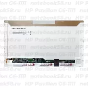 Матрица для ноутбука HP Pavilion G6-1111 (1366x768 HD) TN, 40pin, Глянцевая