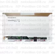 Матрица для ноутбука HP Pavilion G6-1a21 (1366x768 HD) TN, 40pin, Глянцевая