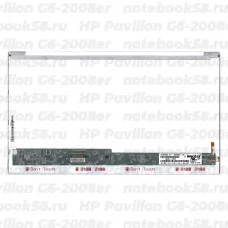 Матрица для ноутбука HP Pavilion G6-2008er (1366x768 HD) TN, 40pin, Глянцевая