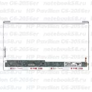 Матрица для ноутбука HP Pavilion G6-2056er (1366x768 HD) TN, 40pin, Глянцевая