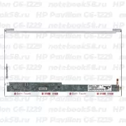 Матрица для ноутбука HP Pavilion G6-1229 (1366x768 HD) TN, 40pin, Глянцевая