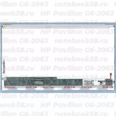 Матрица для ноутбука HP Pavilion G6-2063 (1366x768 HD) TN, 40pin, Глянцевая