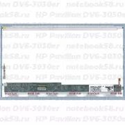 Матрица для ноутбука HP Pavilion DV6-3030er (1366x768 HD) TN, 40pin, Глянцевая