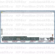 Матрица для ноутбука HP Pavilion DV6-3056er (1366x768 HD) TN, 40pin, Глянцевая