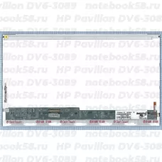 Матрица для ноутбука HP Pavilion DV6-3089 (1366x768 HD) TN, 40pin, Глянцевая