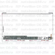 Матрица для ноутбука HP Pavilion G6-2114 (1366x768 HD) TN, 40pin, Глянцевая