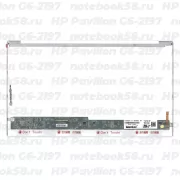 Матрица для ноутбука HP Pavilion G6-2197 (1366x768 HD) TN, 40pin, Глянцевая