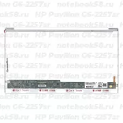 Матрица для ноутбука HP Pavilion G6-2257sr (1366x768 HD) TN, 40pin, Глянцевая