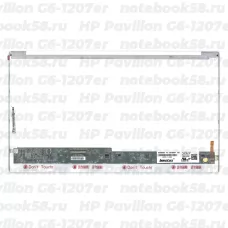 Матрица для ноутбука HP Pavilion G6-1207er (1366x768 HD) TN, 40pin, Глянцевая