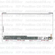 Матрица для ноутбука HP Pavilion G6-1303er (1366x768 HD) TN, 40pin, Глянцевая