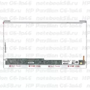 Матрица для ноутбука HP Pavilion G6-1a46 (1366x768 HD) TN, 40pin, Глянцевая