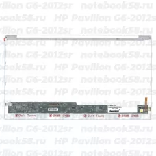 Матрица для ноутбука HP Pavilion G6-2012sr (1366x768 HD) TN, 40pin, Глянцевая