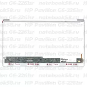 Матрица для ноутбука HP Pavilion G6-2261sr (1366x768 HD) TN, 40pin, Глянцевая