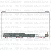 Матрица для ноутбука HP Pavilion G6-2358er (1366x768 HD) TN, 40pin, Глянцевая