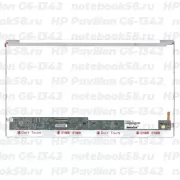 Матрица для ноутбука HP Pavilion G6-1342 (1366x768 HD) TN, 40pin, Глянцевая