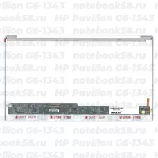 Матрица для ноутбука HP Pavilion G6-1343 (1366x768 HD) TN, 40pin, Глянцевая