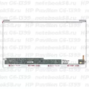 Матрица для ноутбука HP Pavilion G6-1399 (1366x768 HD) TN, 40pin, Глянцевая