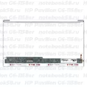 Матрица для ноутбука HP Pavilion G6-1158er (1366x768 HD) TN, 40pin, Глянцевая