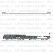 Матрица для ноутбука HP Pavilion G6-1191 (1366x768 HD) TN, 40pin, Глянцевая