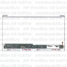 Матрица для ноутбука HP Pavilion G6-1c87nr (1366x768 HD) TN, 40pin, Глянцевая