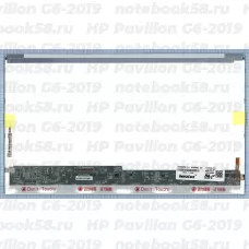 Матрица для ноутбука HP Pavilion G6-2019 (1366x768 HD) TN, 40pin, Глянцевая