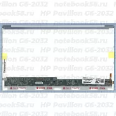 Матрица для ноутбука HP Pavilion G6-2032 (1366x768 HD) TN, 40pin, Глянцевая